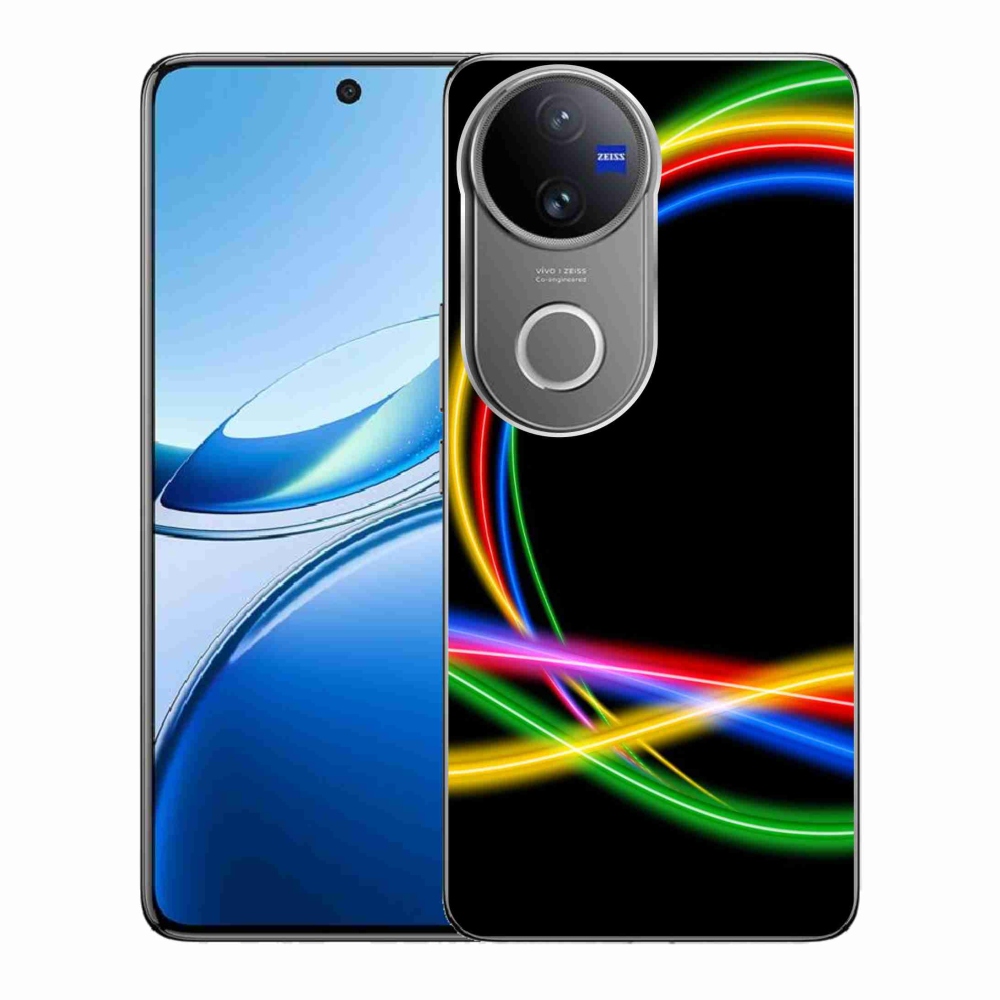 Zselés borítás mmCase a Vivo V50 5G-n - neon körök