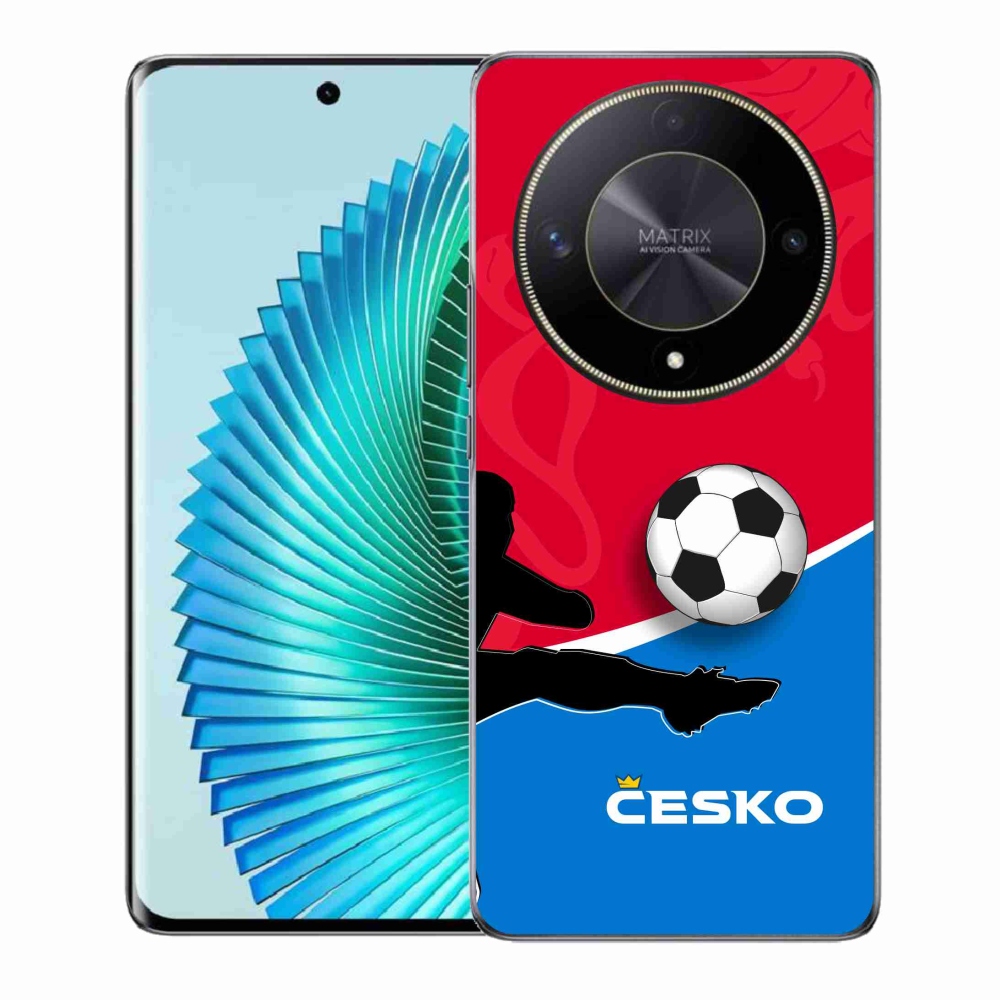 Gél borítás mmCase a Honor Magic 6 Lite 5G készülékhez - futball Csehország 2