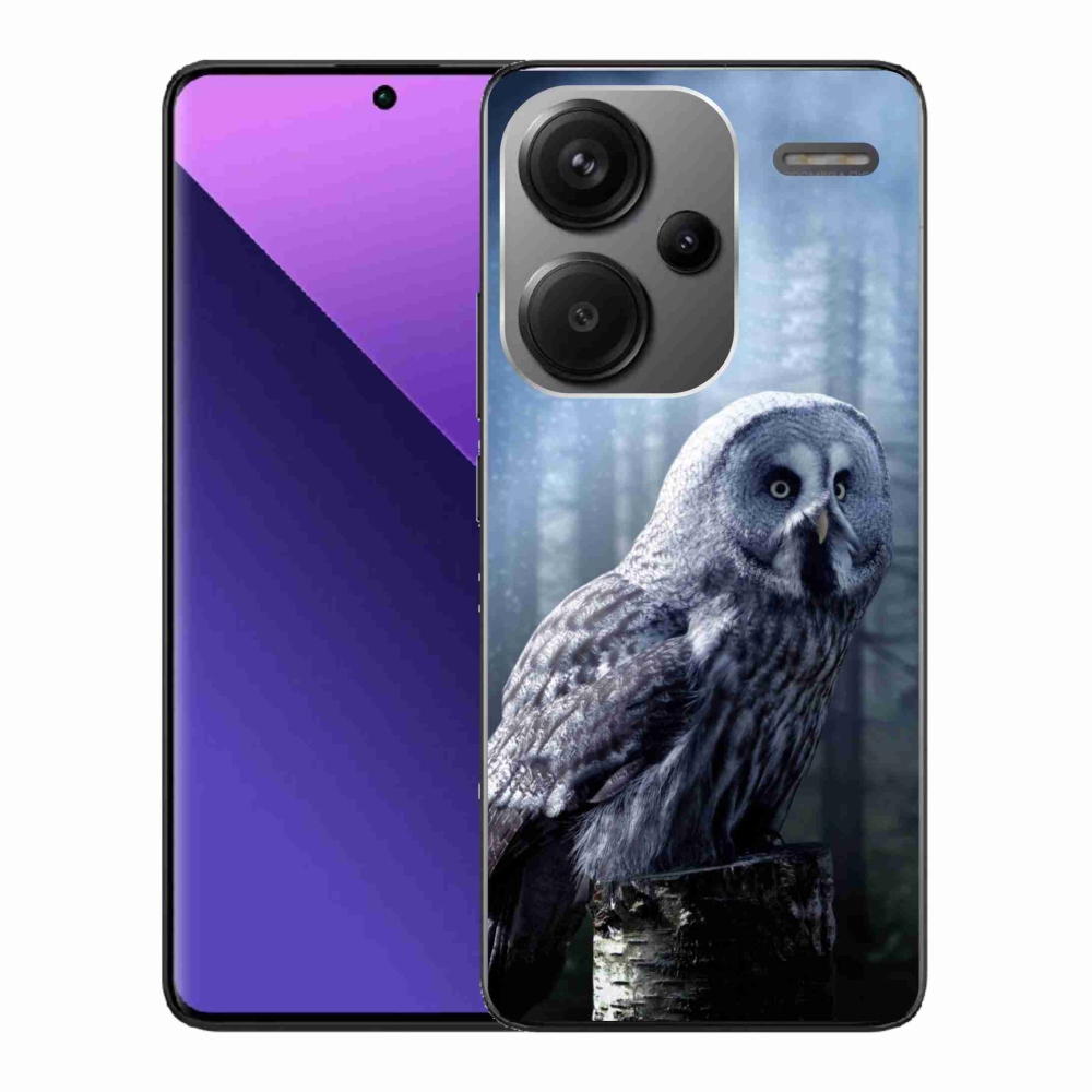 Gél borítás mmCase a Xiaomi Redmi Note 13 Pro+ 5G számára - bagoly