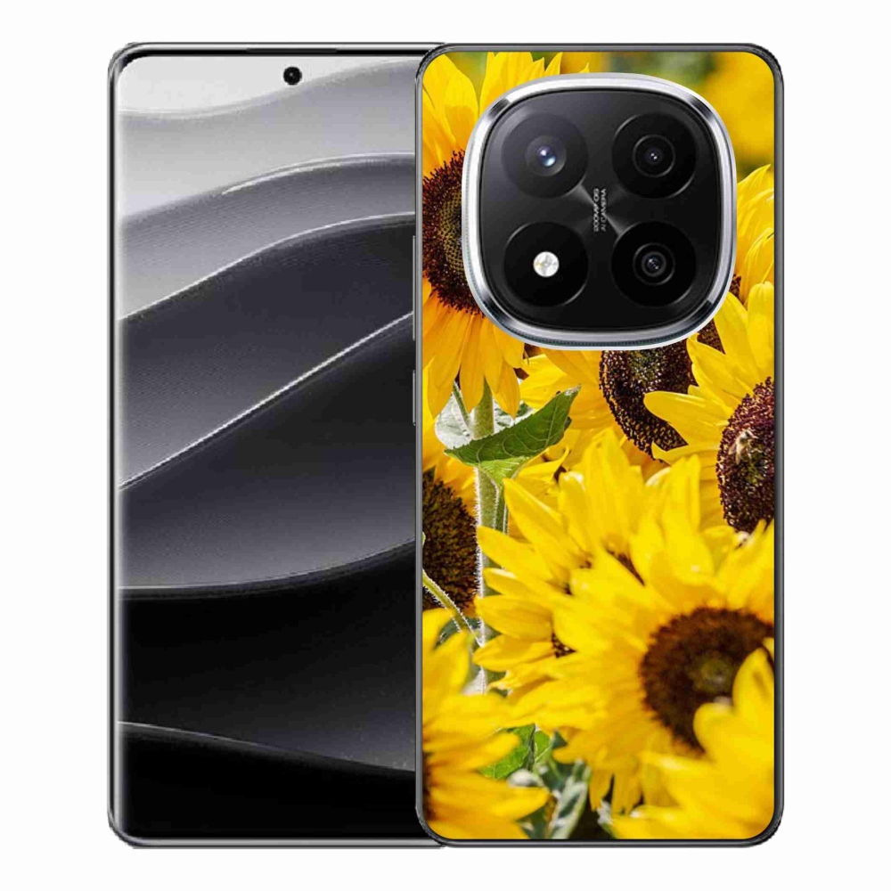 Gél borítás mmCase a Xiaomi Redmi Note 14 Pro+ 5G - Napraforgóhoz