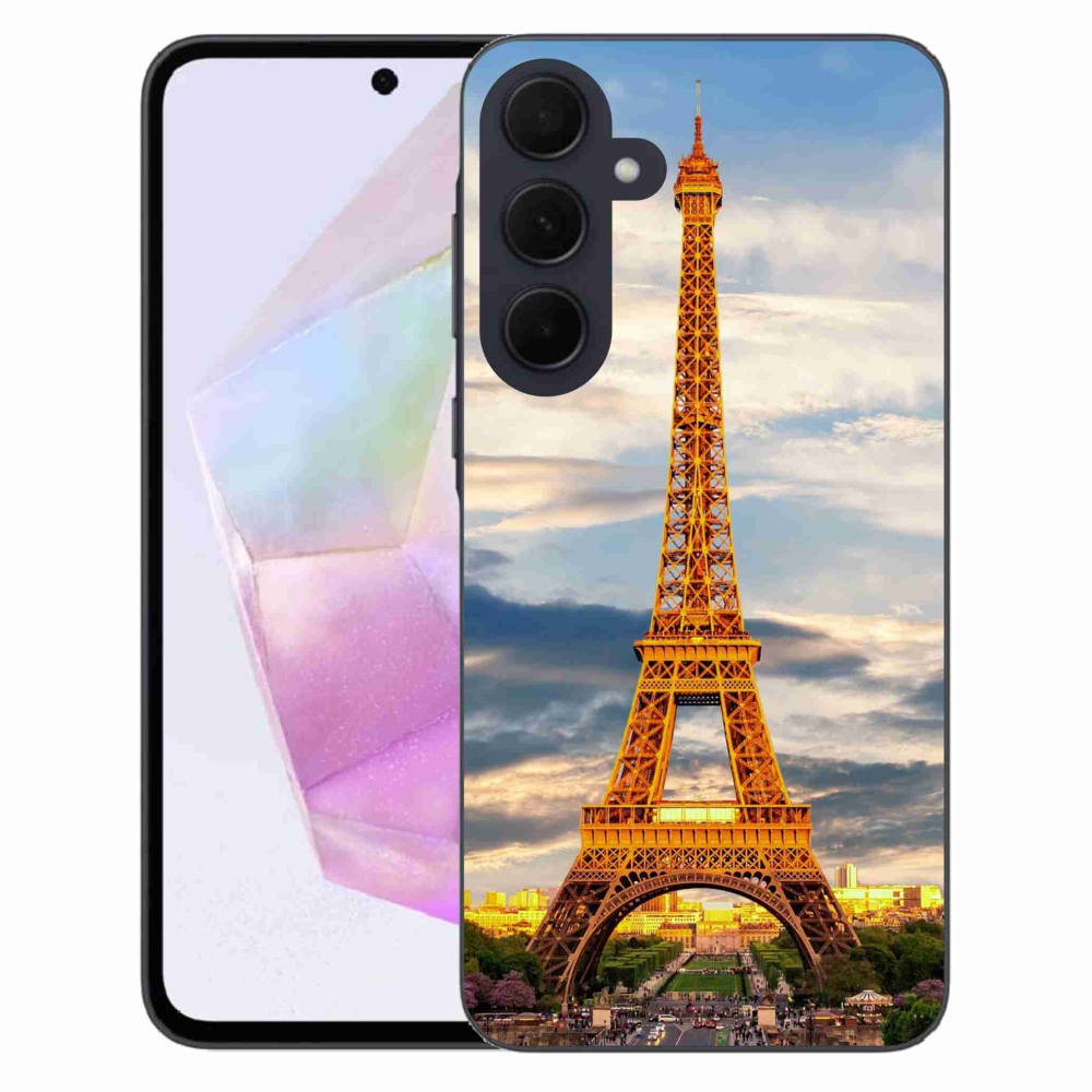 Gél borítás mmCase Samsung Galaxy A35 5G - eiffel torony 3