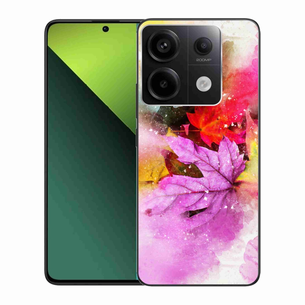 Gél borítás mmCase a Xiaomi Redmi Note 13 Pro 5G/Poco X6 5G számára - színes levelek