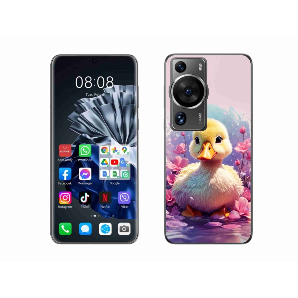 Gél borítás mmCase a Huawei P60 Pro készülékhez - kacsa