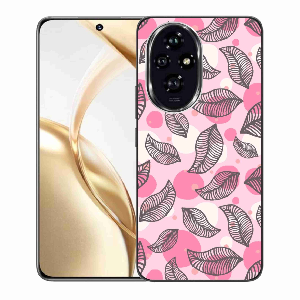 Zselés borító mmCase a Honor 200 5G készülékhez - rajzfilmes hulló levelek