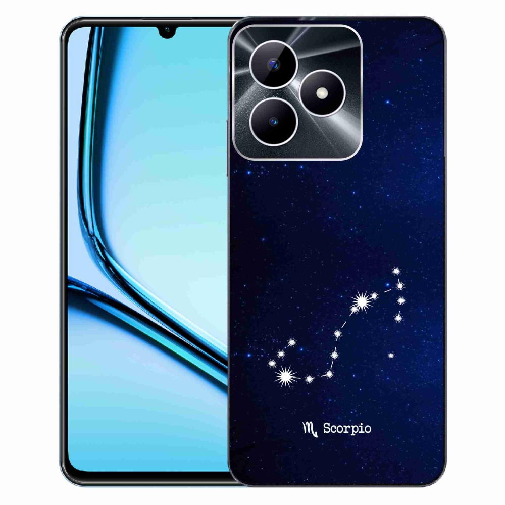 Gél borítás mmCase a Realme Note 50 készülékhez - Skorpió csillagkép