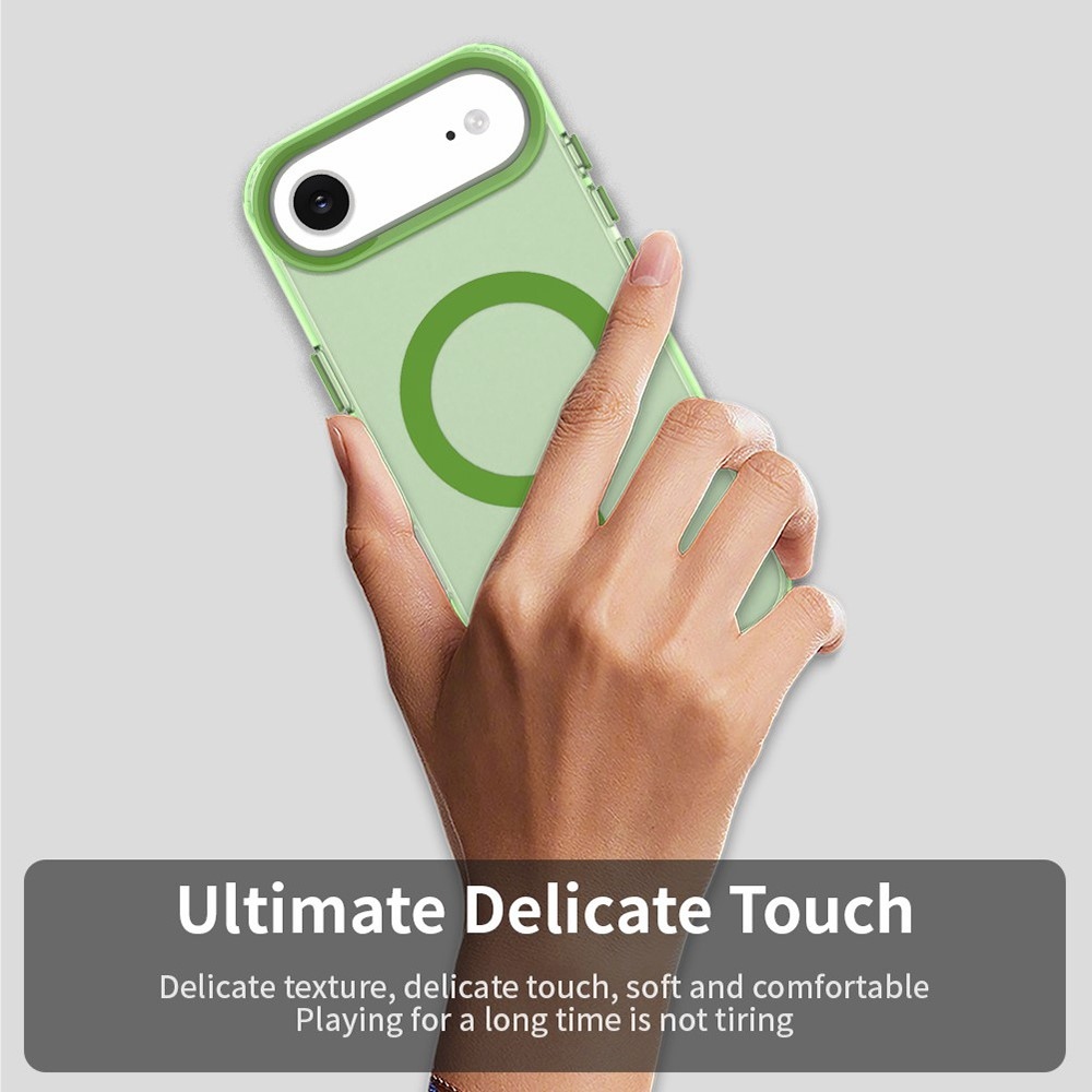 Candy MagSafe zselés tok iPhone 17 Air készülékhez - zöld