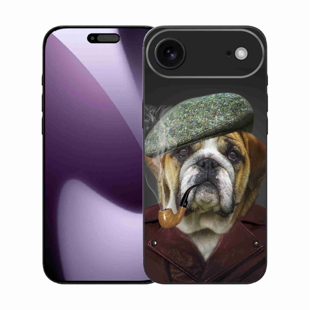 Gél borítás mmCase iPhone 17 Air készülékhez - kutya csővel