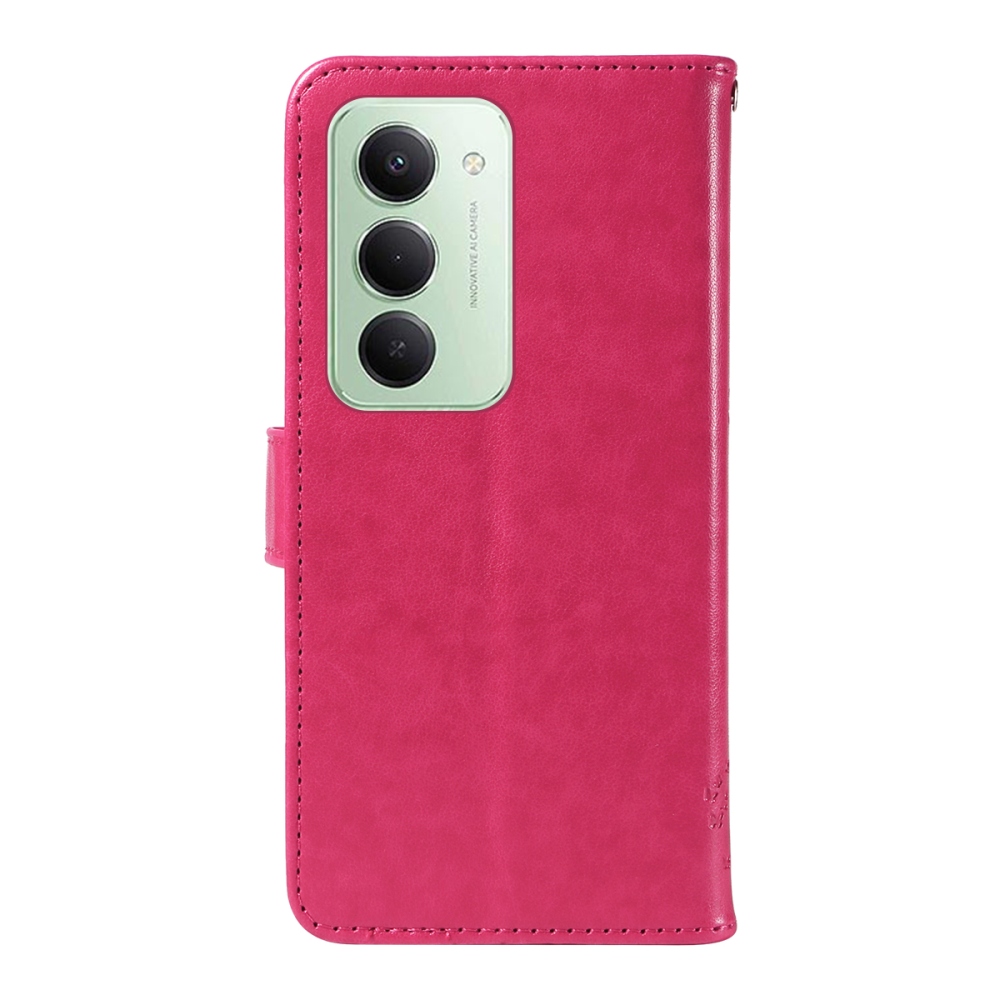 Fák könyve tok Xiaomi Redmi 15 4G (171mm) - rózsaszínű