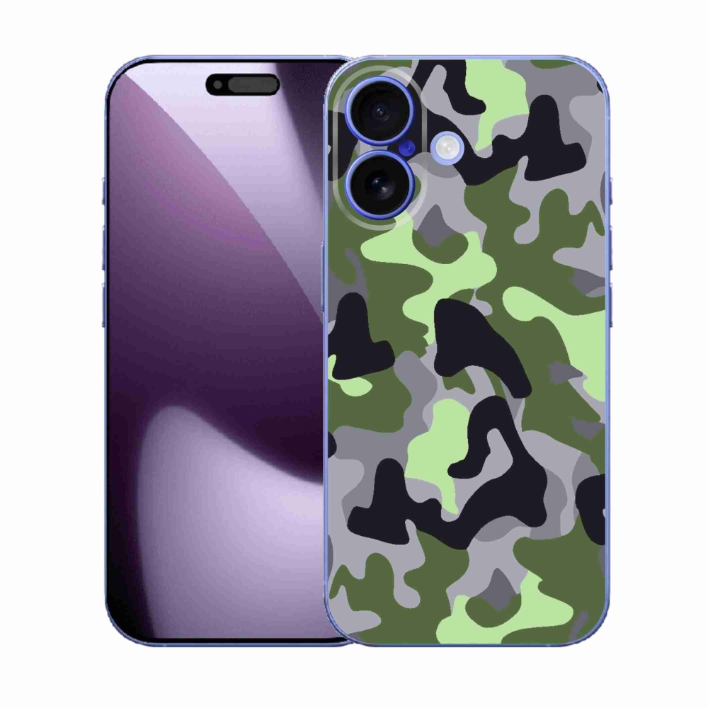 Zselés borítás mmCase iPhone 17 készülékhez - terepszínű minta 7