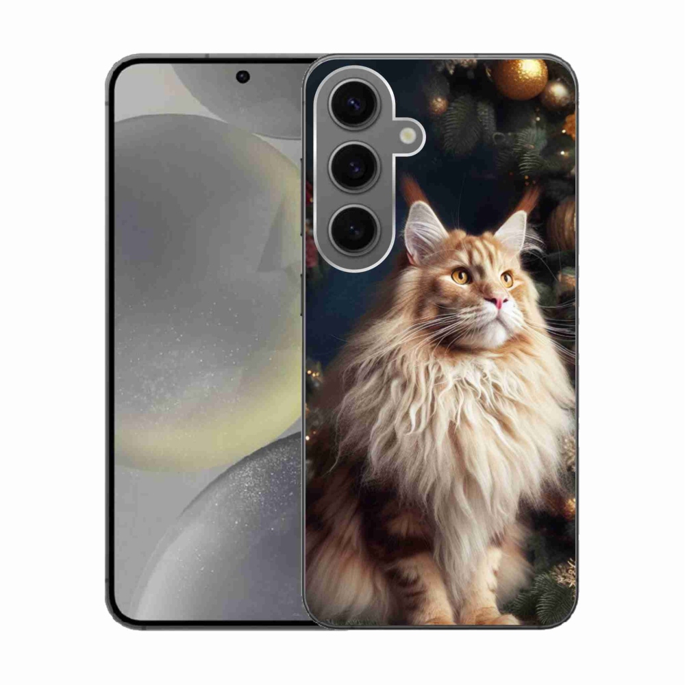 Gél borítás mmCase Samsung Galaxy S24 készülékhez - macska a fánál