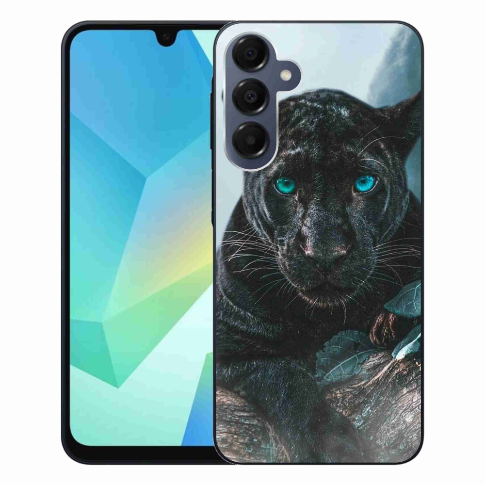 Zselés borítás mmCase Samsung Galaxy A16 4G/5G készülékhez - fekete párduc