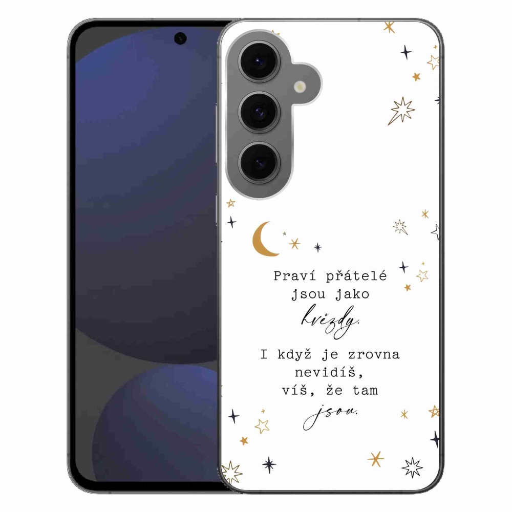 Gél borító mmCase Samsung Galaxy S24 FE - idézem 6 fehér háttér