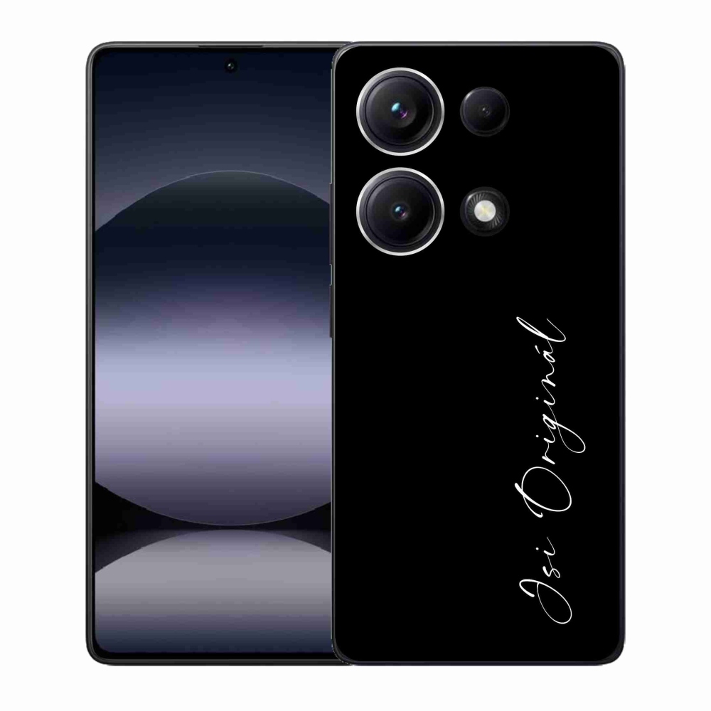 Gél borító mmCase a Xiaomi Redmi Note 14S - te vagy az eredeti fekete háttérrel