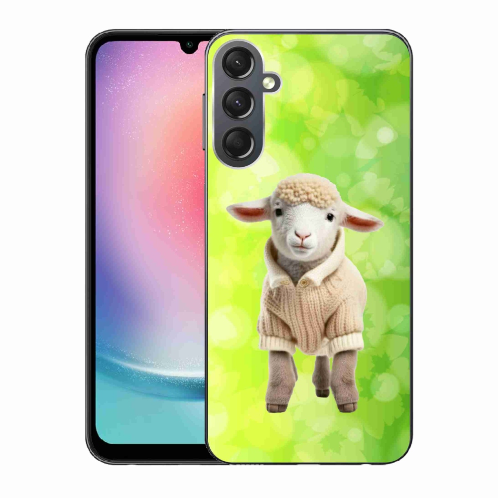 Gél borítás mmCase Samsung Galaxy A24 - bárány pulóverben