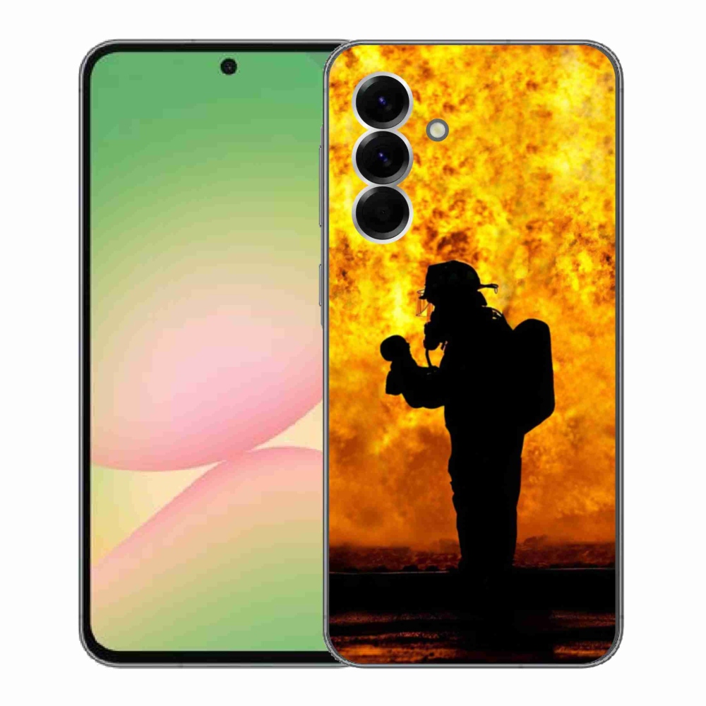 Gél borító mmCase Samsung Galaxy A56 5G - tűzoltóhoz