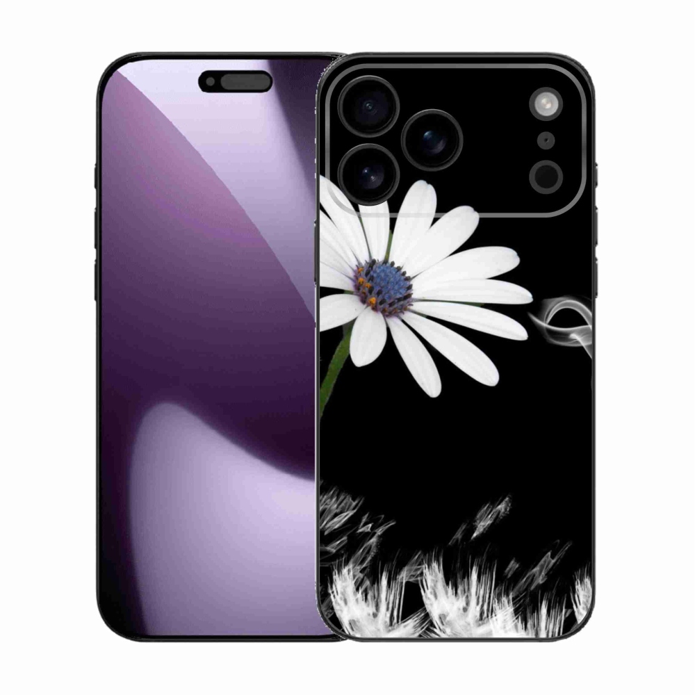 Gél védőhuzat mmCase iPhone 17 Pro Max készülékhez - fehér virág