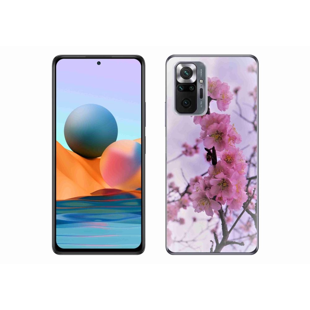 Gél borító mmCase a Xiaomi Redmi Note 10 Pro számára - virágok 7