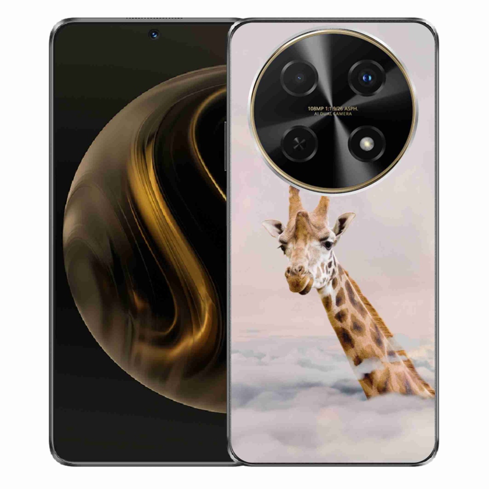 Gél borítás mmCase a Huawei Nova 12i készülékre - zsiráf a felhőkben