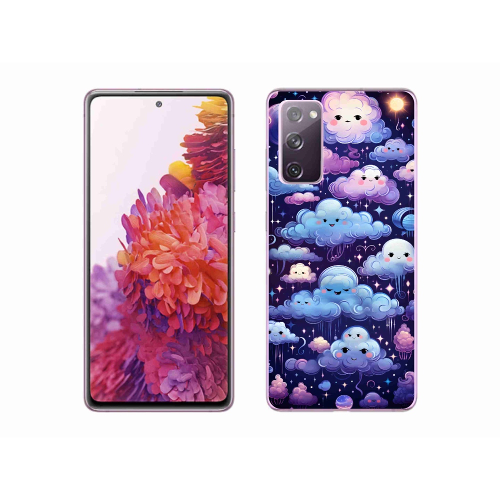 Gél védőhuzat mmCase Samsung Galaxy S20 FE - felhők