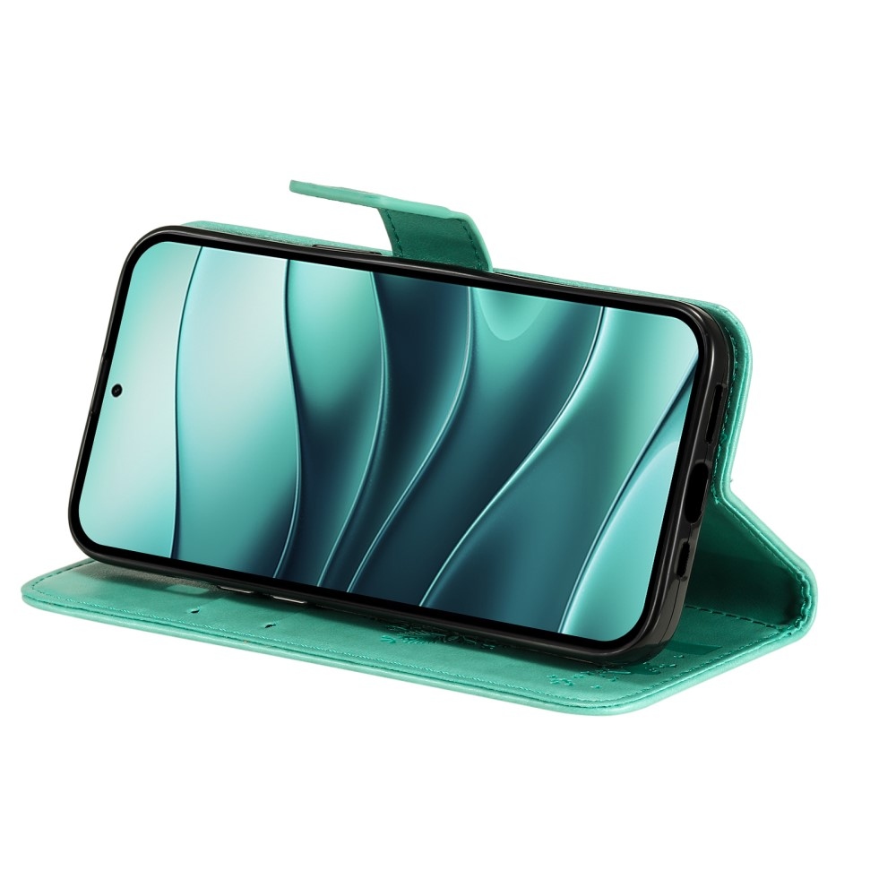 Fák könyve tok Xiaomi Redmi Note 14 5G - teal - teal - kék színű