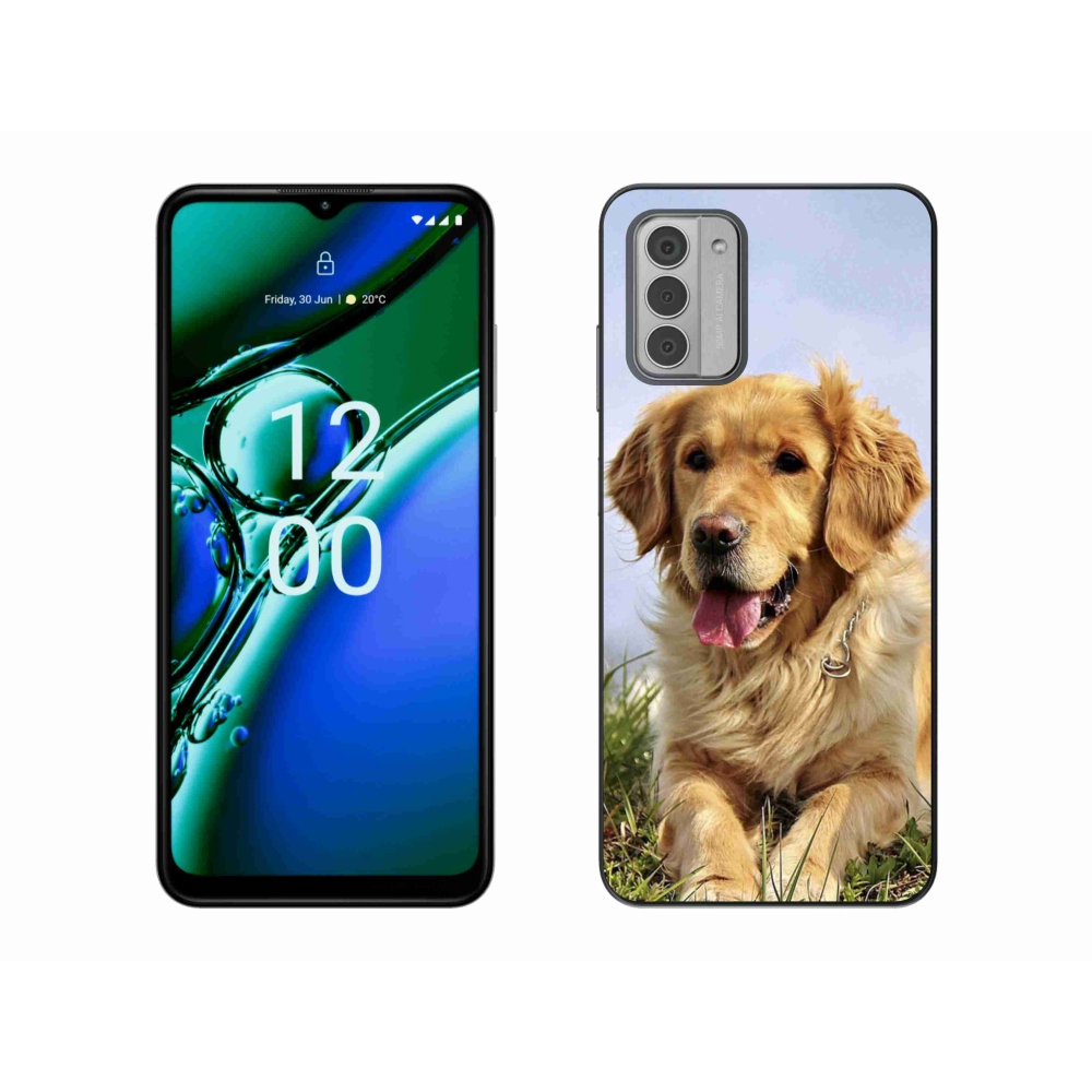 Gél tok mmCase a Nokia G42 készülékhez - arany retriever