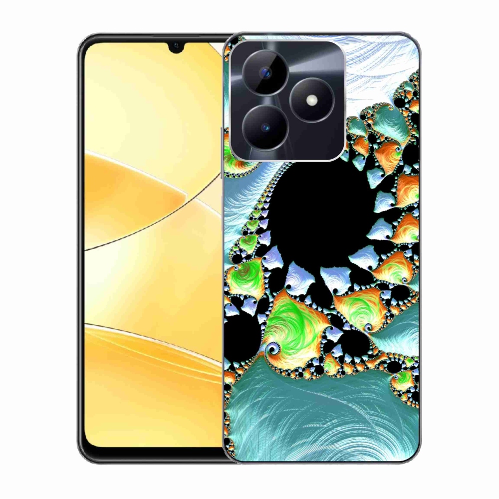 Zselés borító mmCase a Realme C51/C53 készülékhez - absztrakt motívum 21