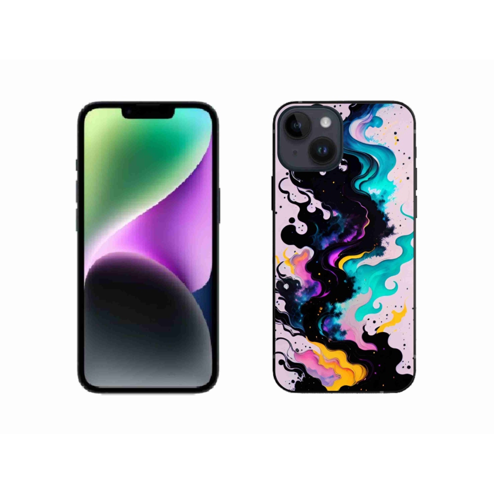 Gél borítás mmCase iPhone 14 készülékhez - absztrakt motívum 4