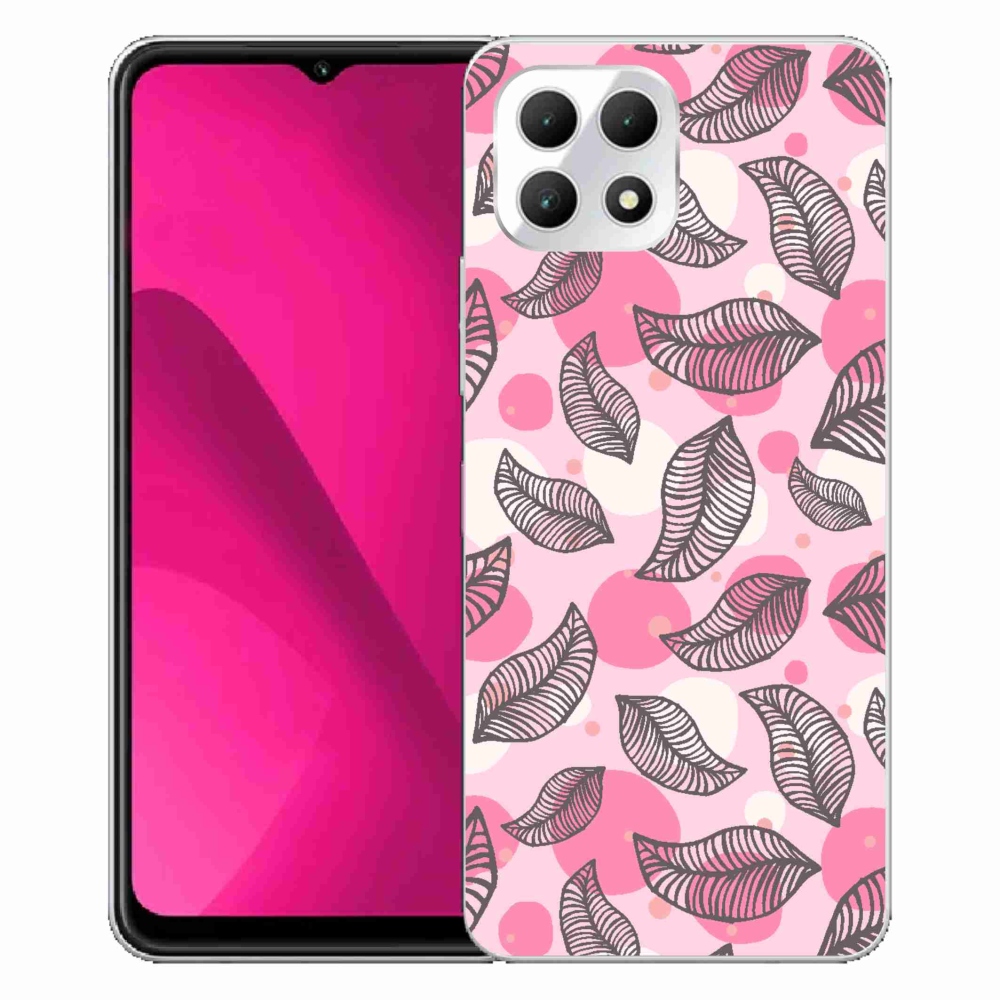 Zselés borítás mmCase a T-Mobile T Phone 2 készülékhez - rajzfilmes hulló levelek