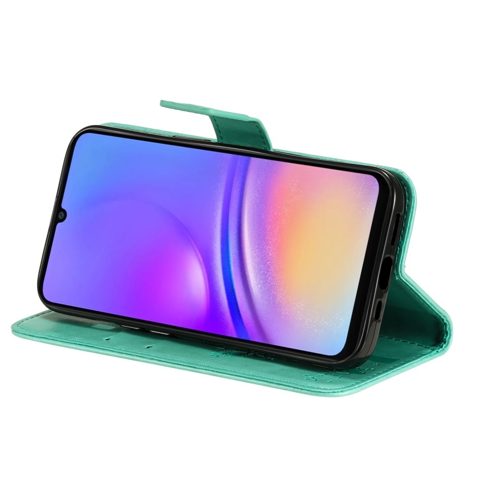 Fák könyve tok Samsung Galaxy A06 4G - teal színű