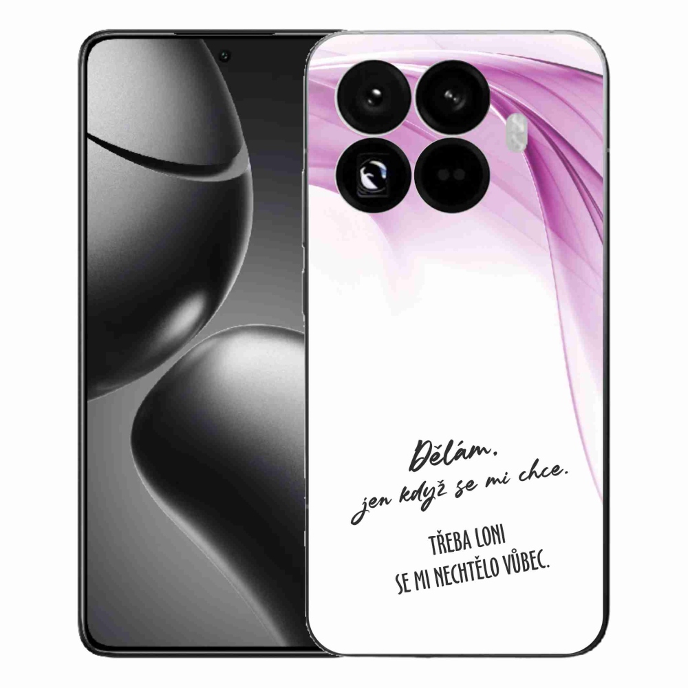 Gél borító mmCase a Xiaomi 15T Pro számára - vicces szöveg 12 fehér háttérrel