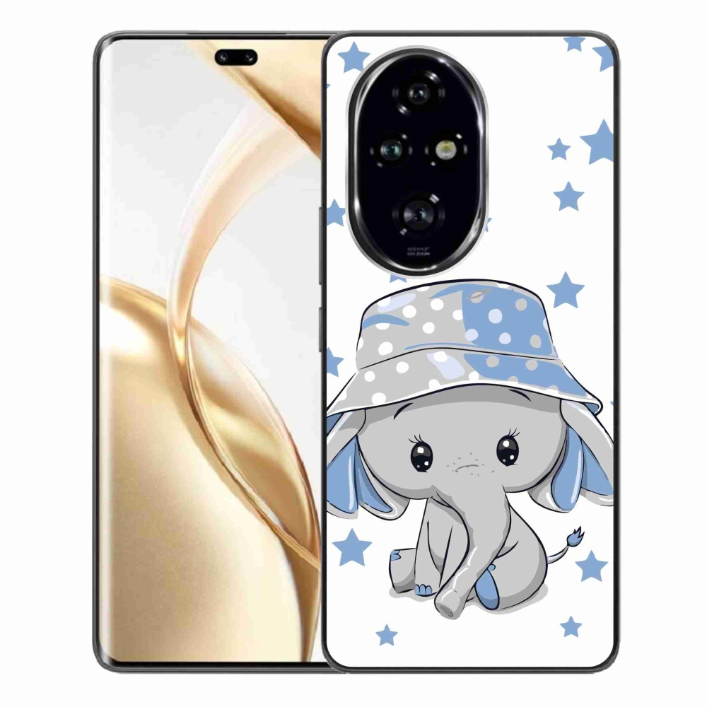 Zselés borítás mmCase a Honor 200 Pro 5G készülékhez - kék elefánt