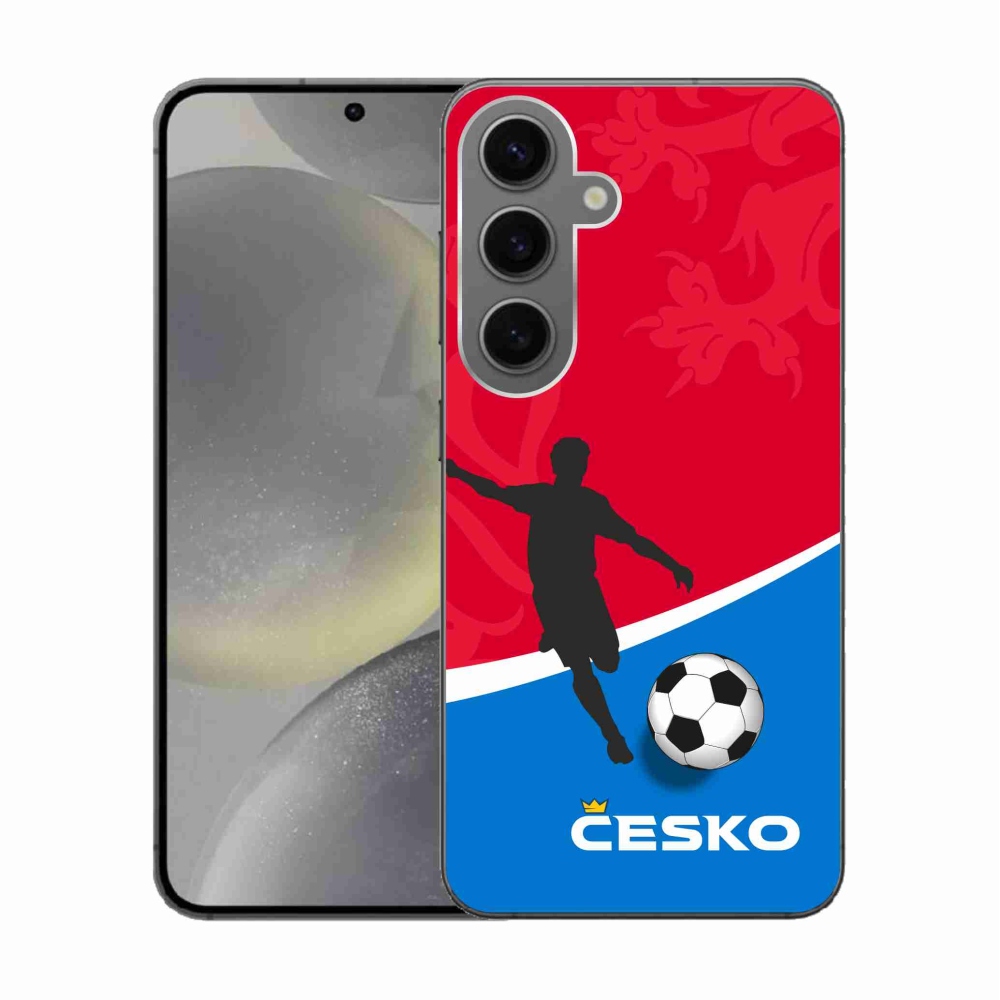 Gél borítás mmCase Samsung Galaxy S24 - futball Csehország