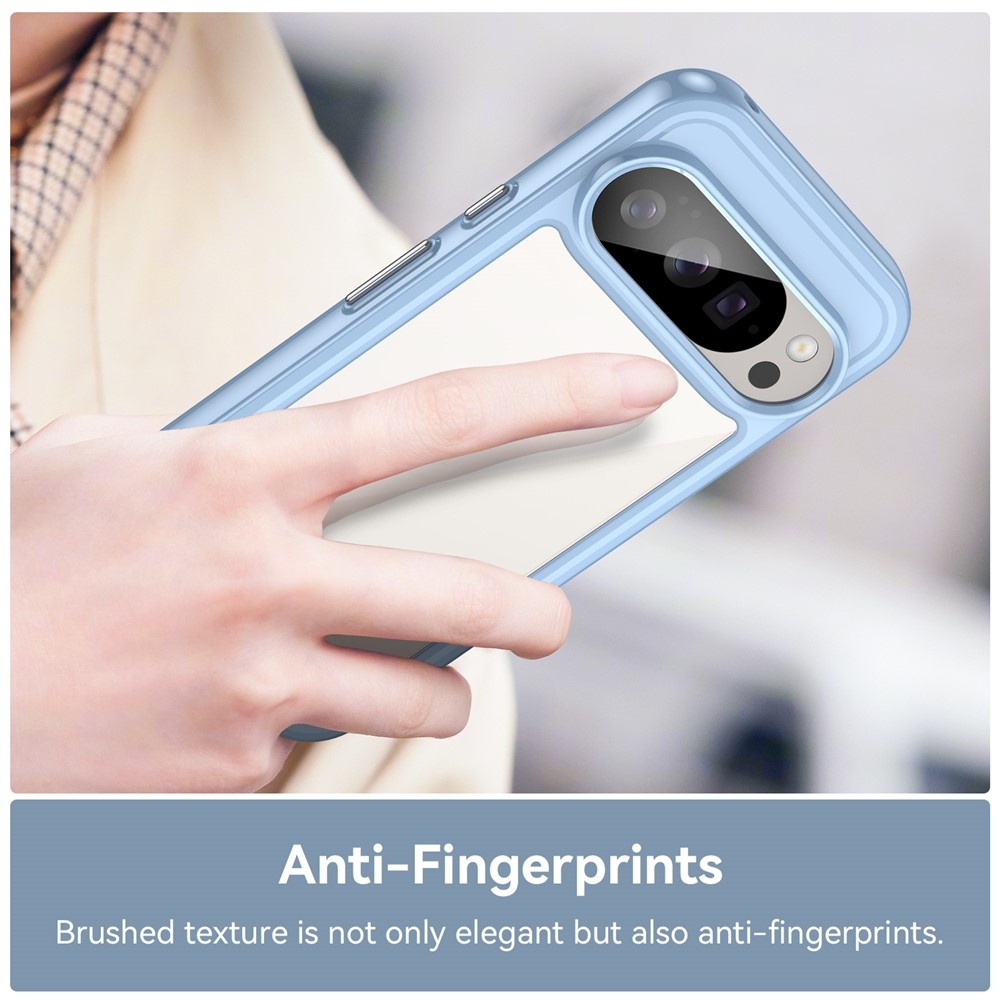 Gél tok kemény hátlappal a Google Pixel 10 Pro/Pixel 10 számára - kék