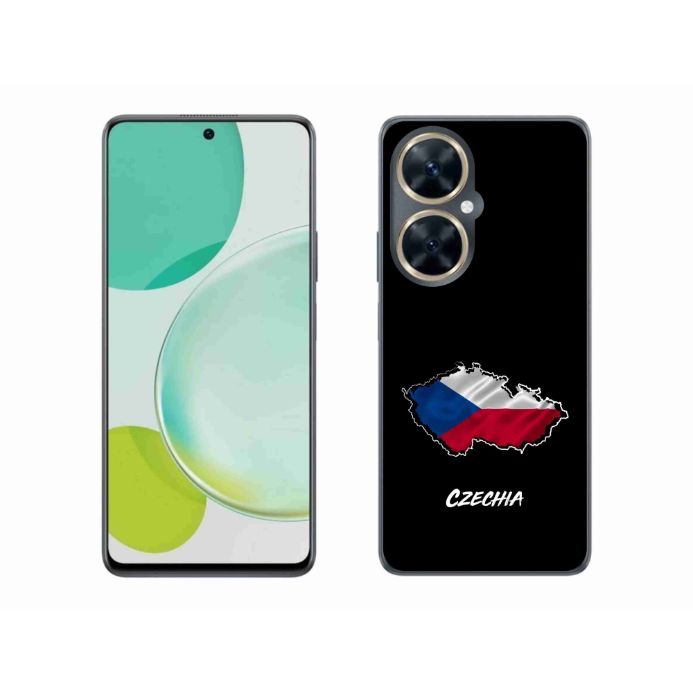 Gél borító mmCase a Huawei Nova 11i készülékhez - Csehország fekete háttér