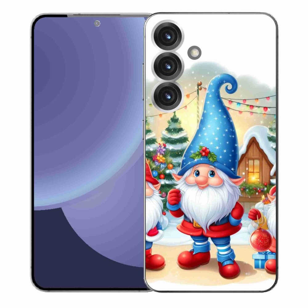 Gél borítás mmCase Samsung Galaxy S25+ - karácsonyi manókhoz