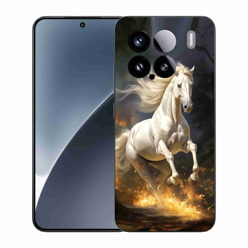 Gél borítás mmCase a Xiaomi 15 - fehér ló 2