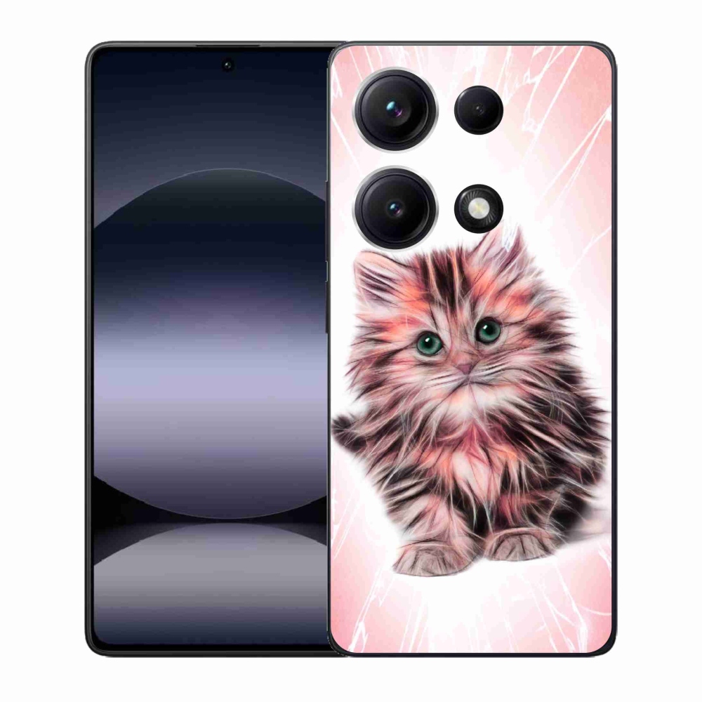 Gél borítás mmCase a Xiaomi Redmi Note 14S-hez - aranyos cica