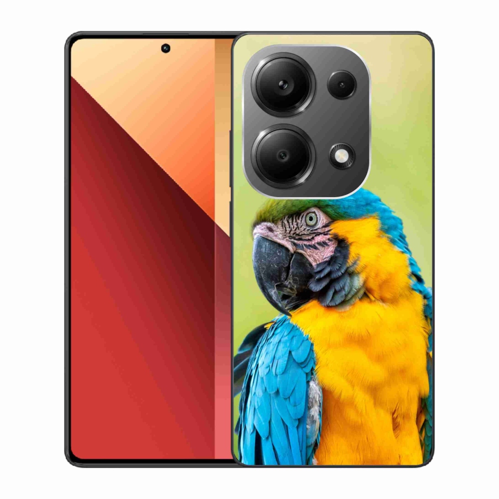 Gél tok mmCase a Xiaomi Redmi Note 13 Pro 4G/Poco M6 Pro - papagáj ara 2 számára