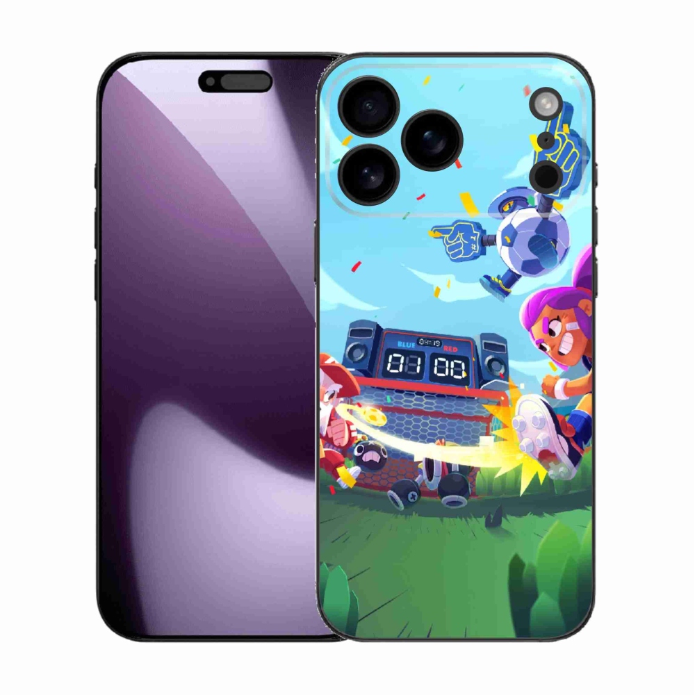 Zselés borítás mmCase iPhone 17 Pro Max készülékhez - verekedős csillagok 1