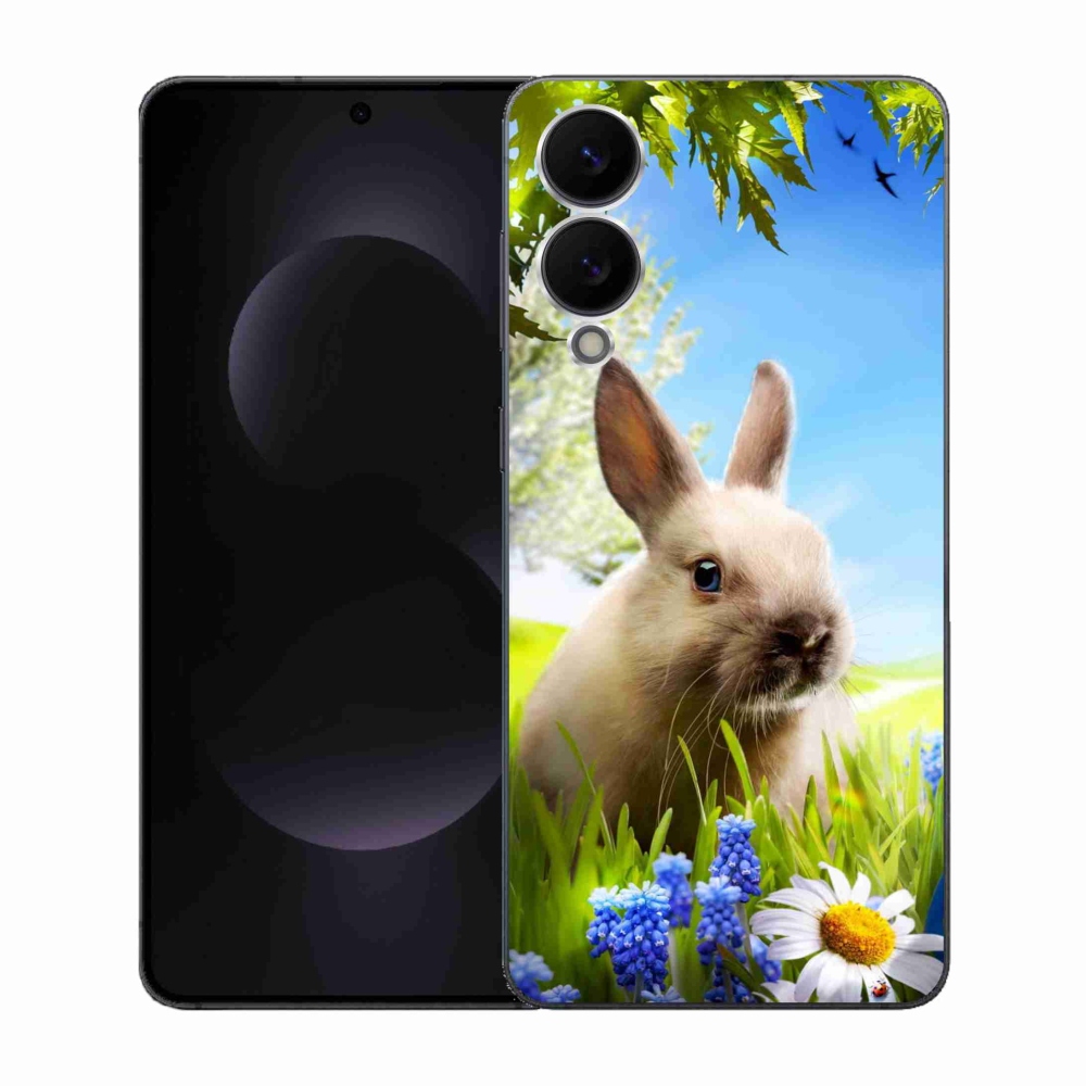 Gél védőhuzat mmCase Samsung Galaxy S25 Edge készülékhez - nyuszi