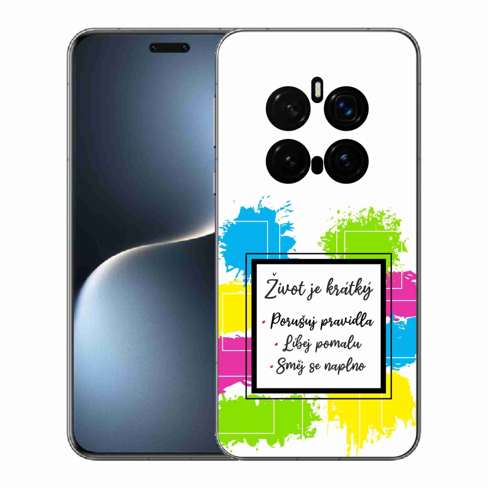 Gél borító mmCase a Honor Magic 7 Pro 5G készülékhez - Idézet 5 fehér háttér