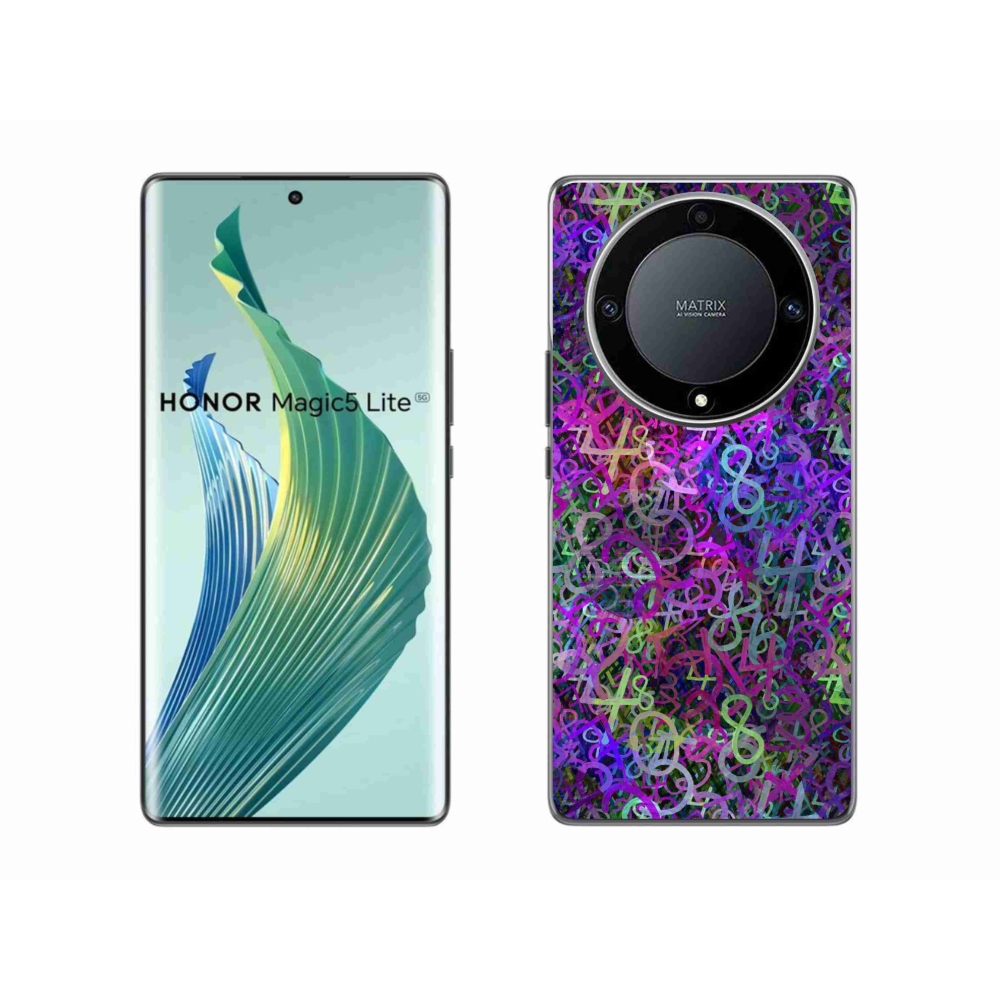 Zselés borítás mmCase a Honor Magic 5 Lite 5G számára - absztrakt motívum 25