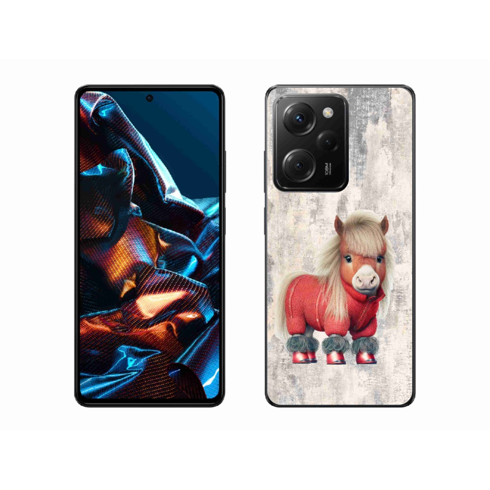 Gél borítás mmCase a Xiaomi Poco X5 Pro 5G-hez - póni pulóverben