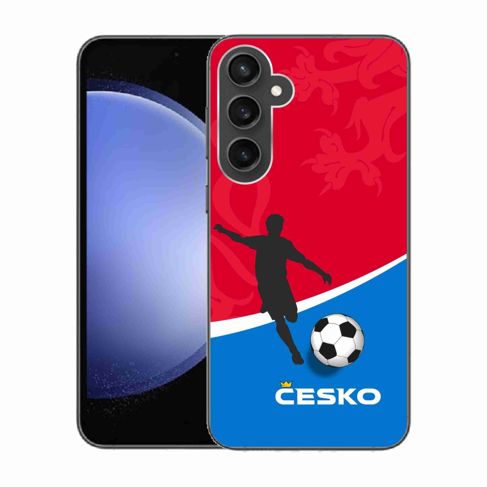 Gél védőhuzat mmCase Samsung Galaxy S23 FE - foci Csehország
