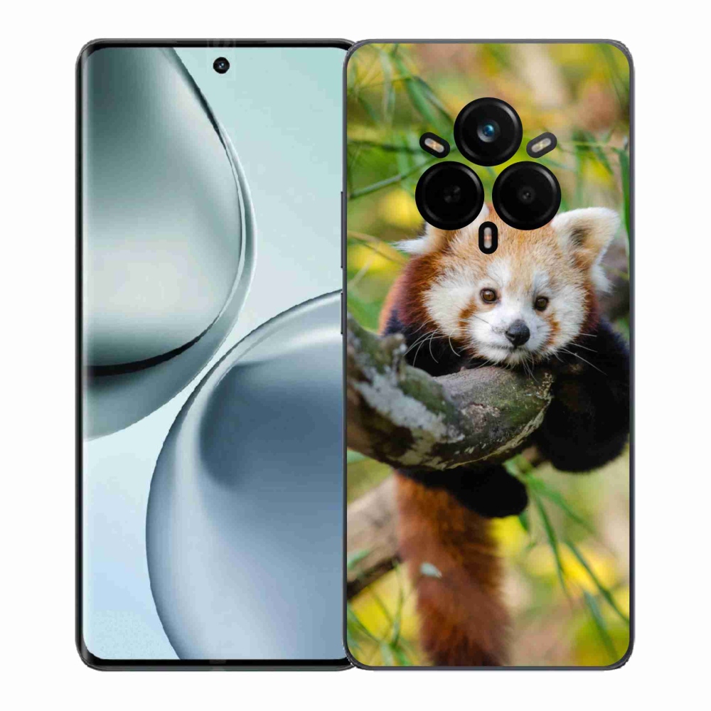 Gél borítás mmCase a Realme 14 Pro 5G készülékhez - panda piros