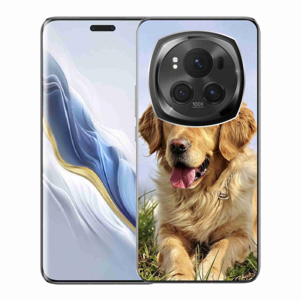 Gél tok mmCase a Honor Magic 6 Pro 5G számára - arany retriever
