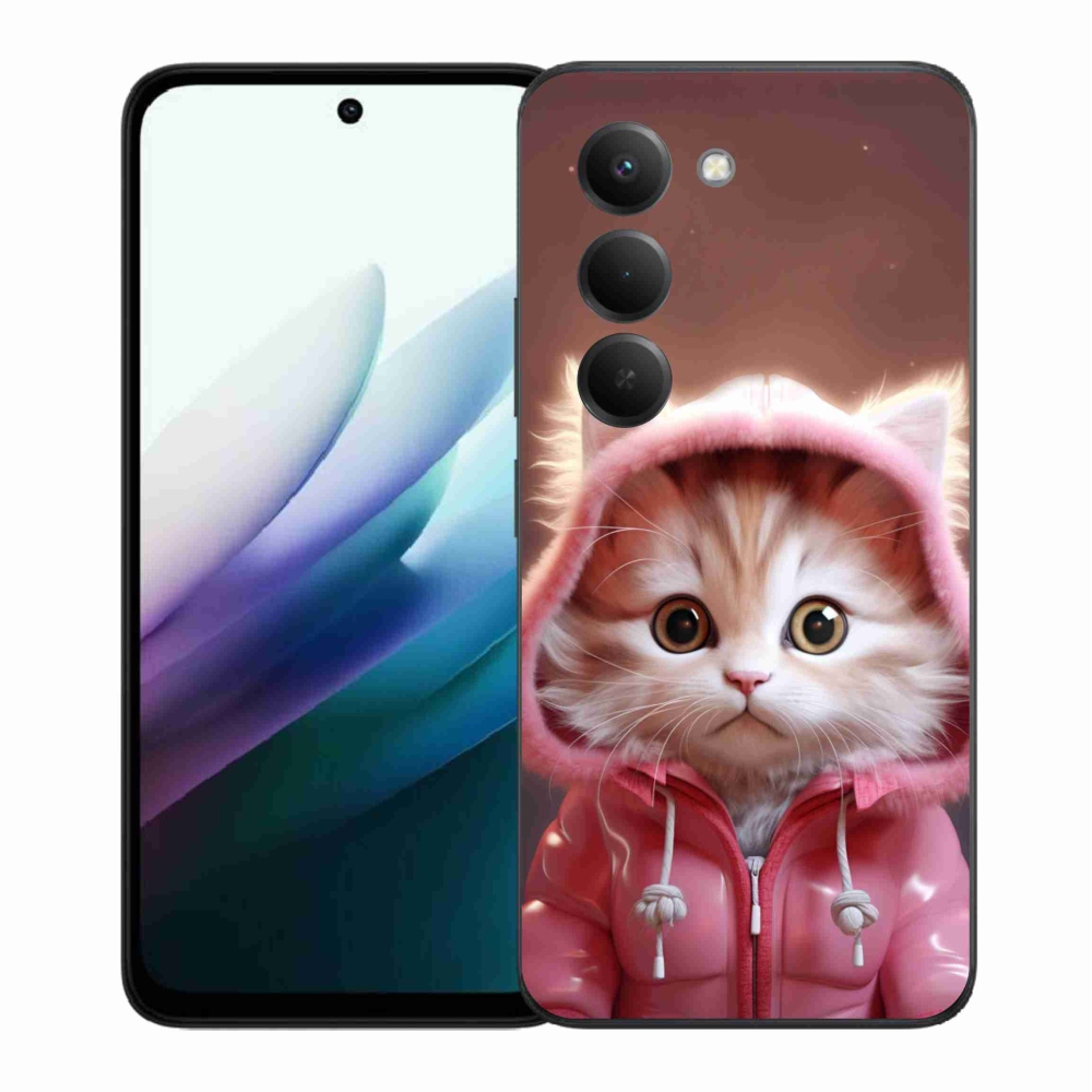 Gél borítás mmCase a Xiaomi Redmi 15 4G/5G (171mm) - aranyos cica 3