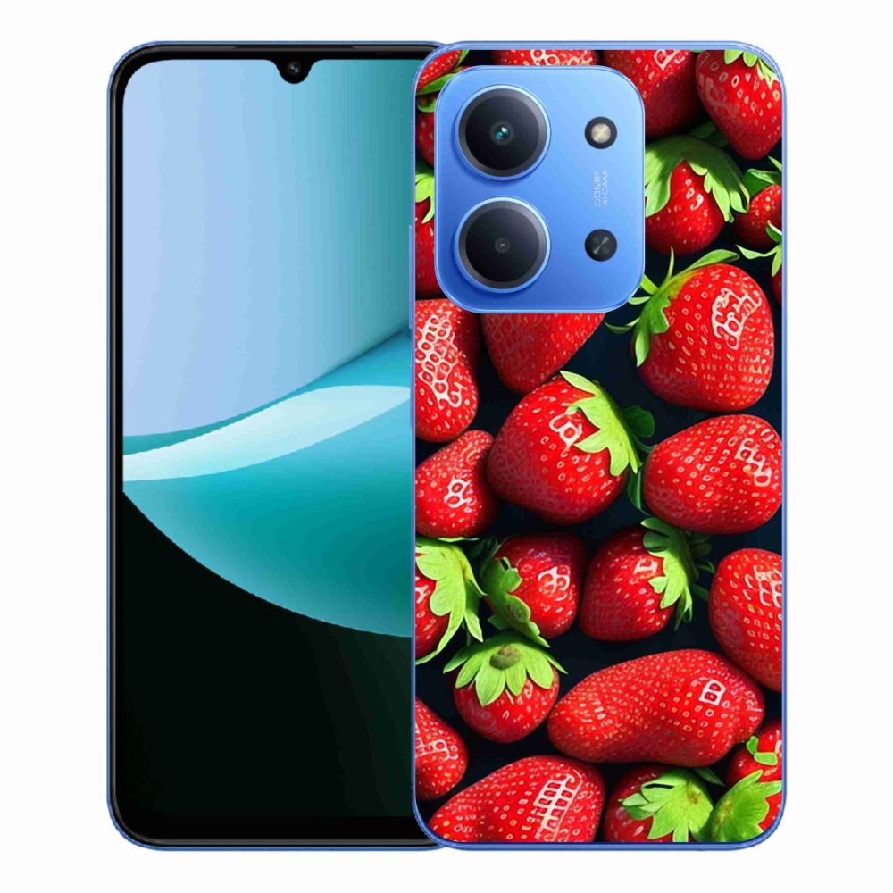 Gél borítás mmCase a Xiaomi Redmi 15C 4G/5G (173mm) - eper