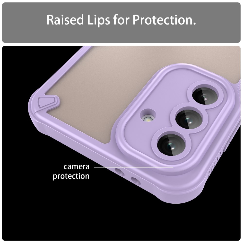 Fagyasztott tartós borítás Samsung Galaxy A56 5G készülékhez - lila