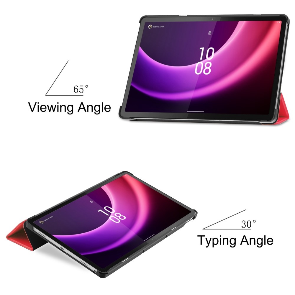 Ügyes záró tok Lenovo Tab P11 (2. generáció) - piros
